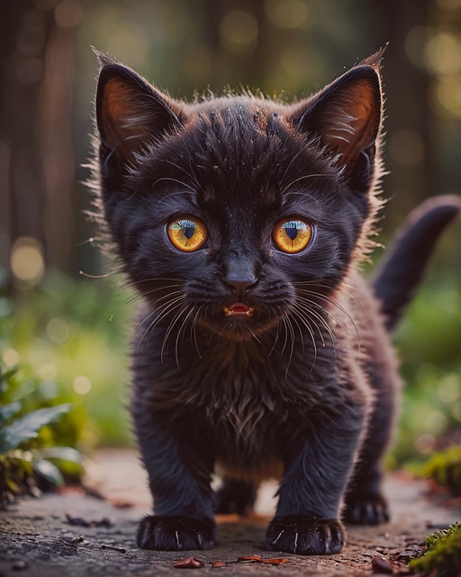 Ai Gerado, Gato, Gatinho, Flores