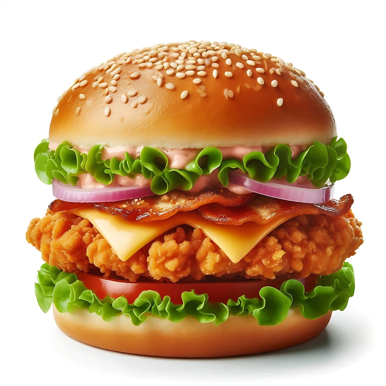 Download free HD stock image of Ai Generated Burger Free ai generated burger beef illustration
