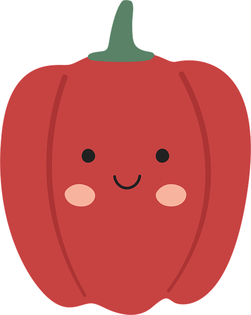 Free pepper food vegetables vector