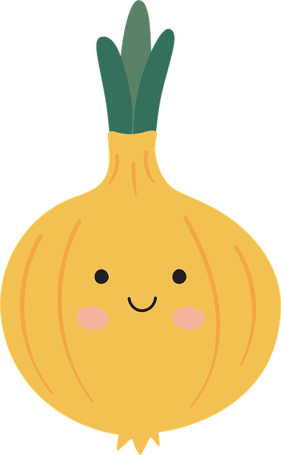 Free onion food healthy vector