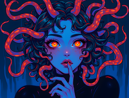 Free Ai Generated Medusa illustration and picture