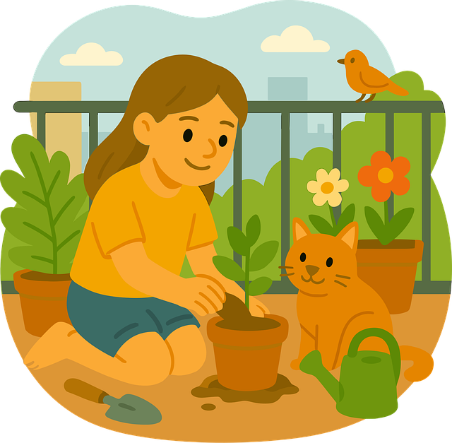 Free ai generated girl bird vector