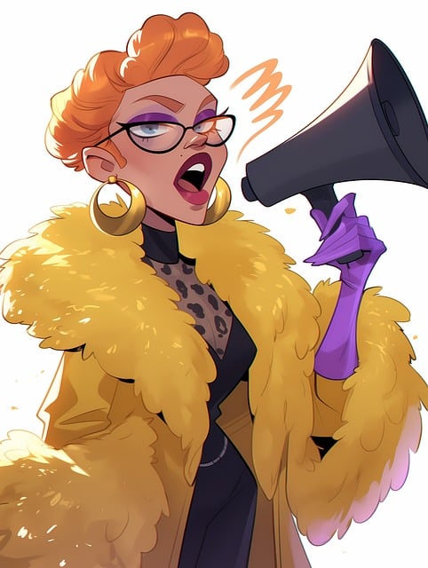 Free ai generated woman fashion illustration
