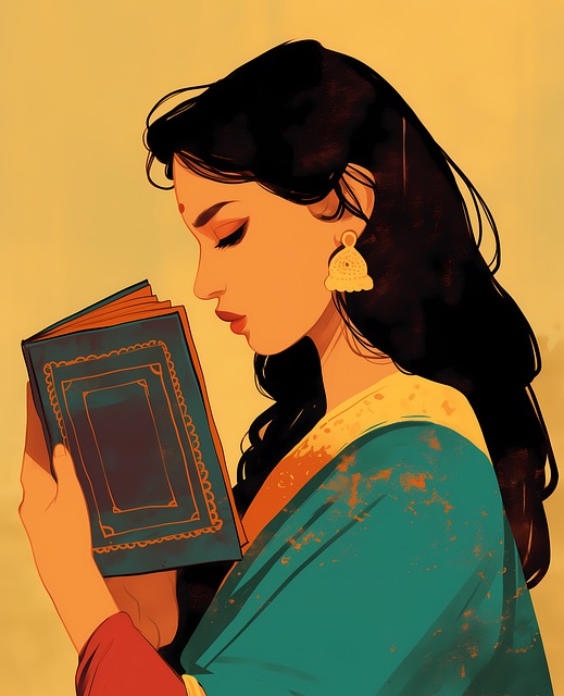 Free ai generated woman koran illustration