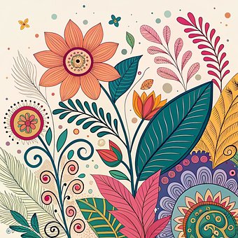 Free Floral Whimsical illustration and picture