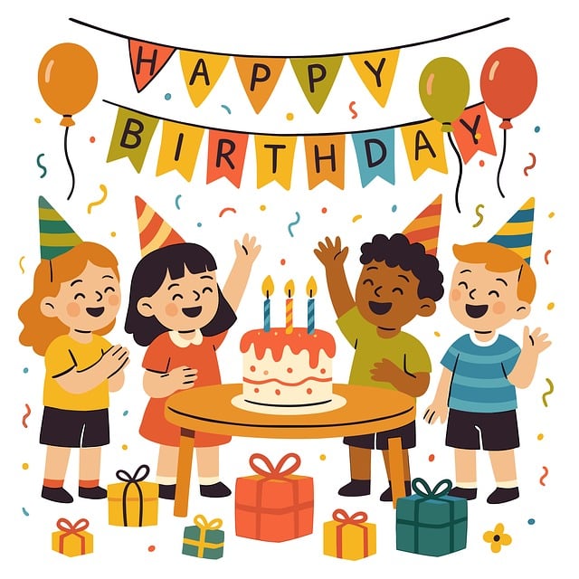 Free ai generated kids cake vector