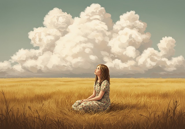 Free painting nature landscape illustration