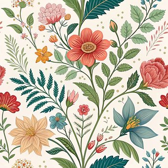 Free Floral Whimsical illustration and picture