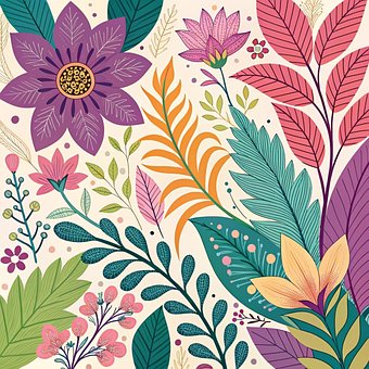 Free Floral Whimsical illustration and picture