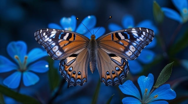 Download free HD stock image of Ai Generated Butterfly Free ai generated butterfly nature illustration