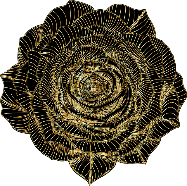 Free rose flower plant illustration