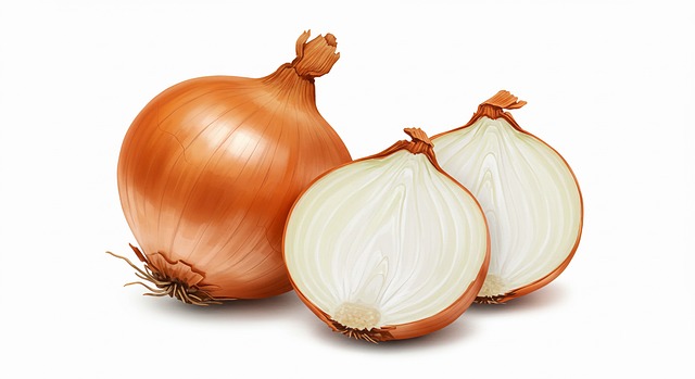 Free ai generated onions vegetables illustration