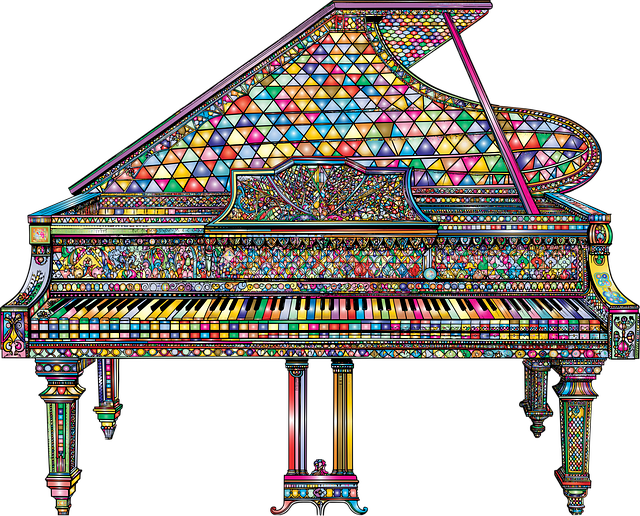 Free grand piano musical instrument song vector
