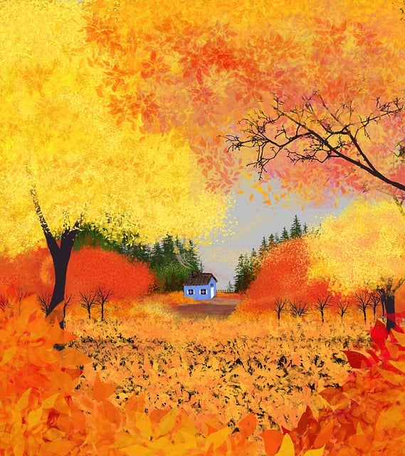 Free Fall Autumn illustration and picture
