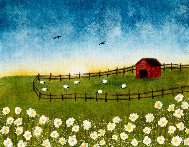 Free Farm Flowers illustration and picture
