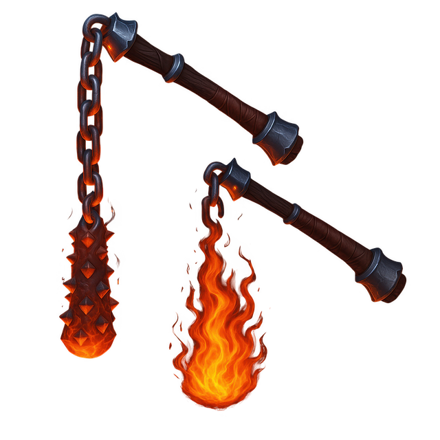 Free ai generated weapon medieval illustration