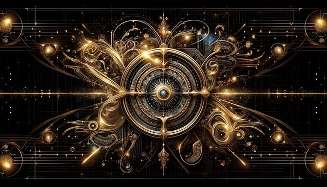 量子计算, 时间流, 时空, 波纹, 时间扭曲, 漩涡, 宇宙流, Ai产生的