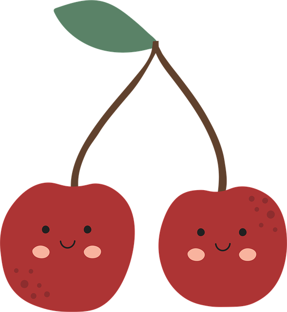 Free cherry spring nature vector