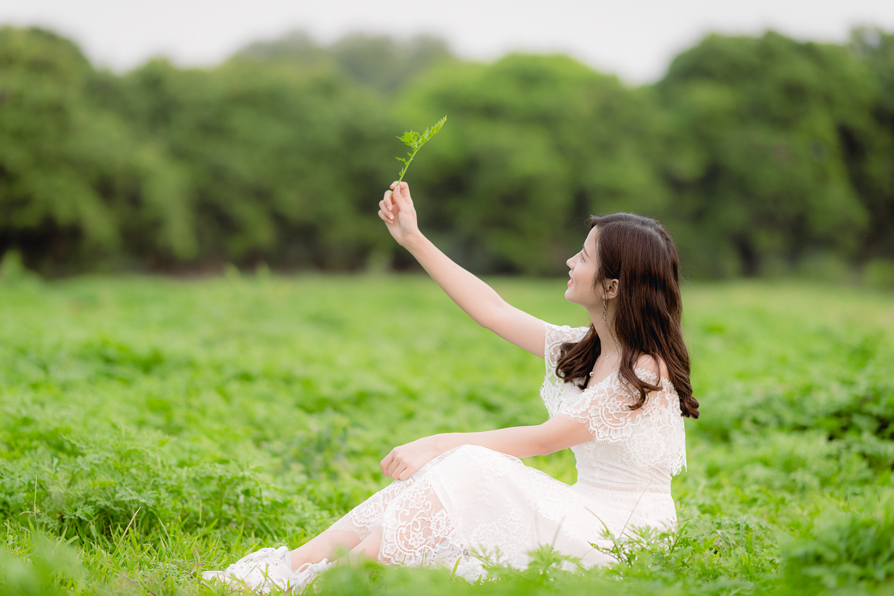 女性, 花嫁, モデル, ウェディング ドレス, 屋外, ファッション