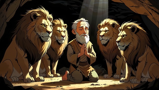 Free Daniel In The Lions Den Daniel illustration and picture