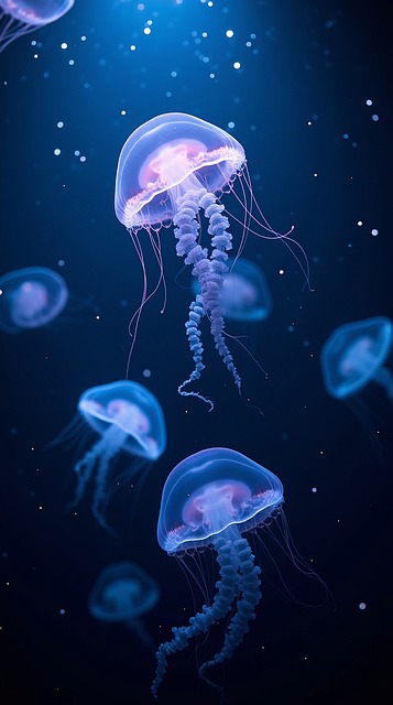 Free ai generated jellyfish sea illustration