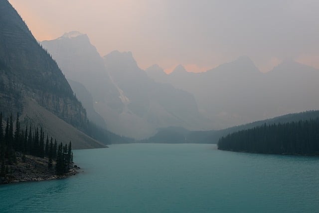 Příroda, Banff, Jezero, Kanada, Hory
