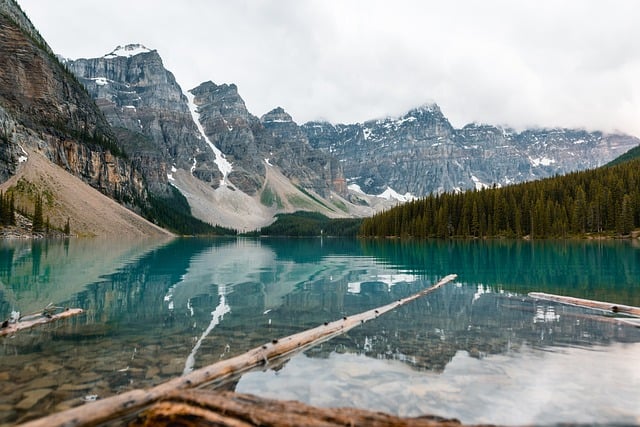 Hory, Banff, Jezero, Kanada, Alberta