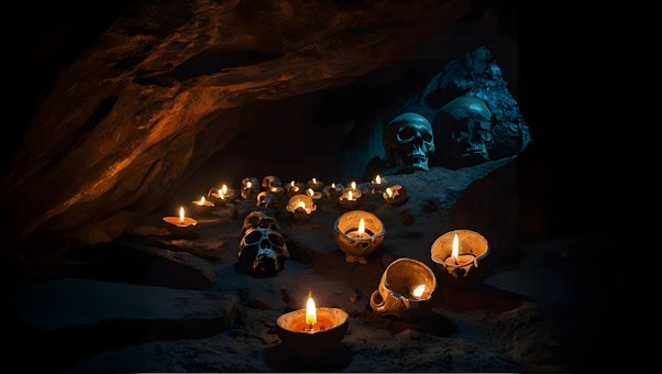 Free Skull Lamp illustration and picture
