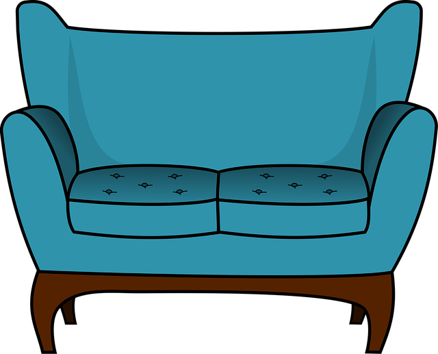 Free sofa coach love seat vector
