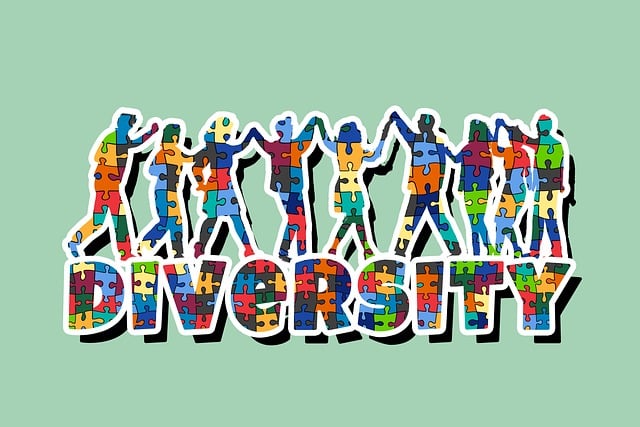 Free diversity puzzle friendship illustration