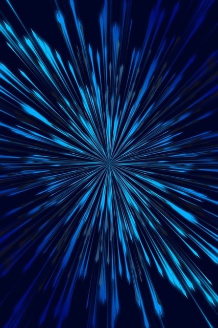 Free big bang explosion light illustration