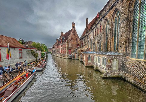België, Brugge, Architectuur, Gebouwen