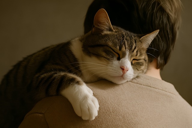Free ai generated cat tender illustration