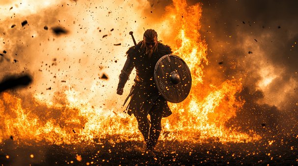 Free Viking Warrior illustration and picture
