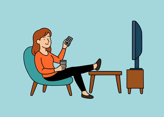 Free relaxation leisure television vector