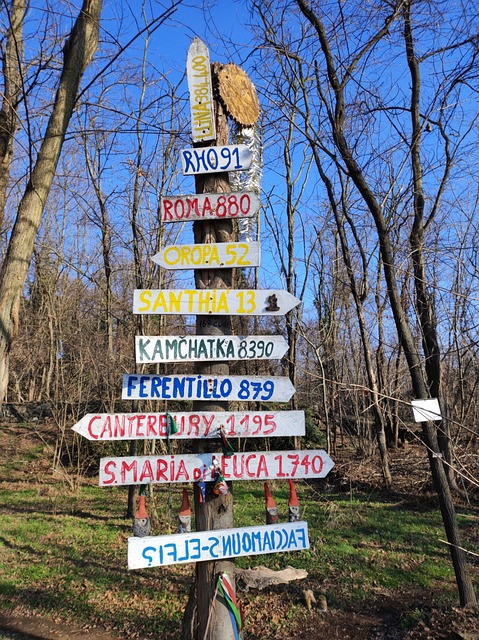 Trail, Paisaje, Señal, Advertencia