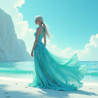 Free Beach Blond illustration and picture