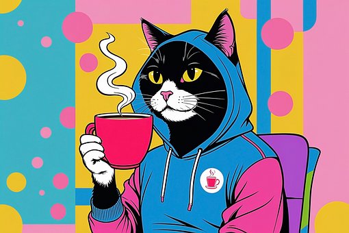 Free Ai Generated Cat illustration and picture