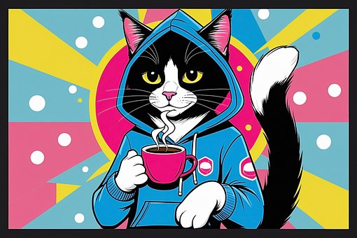 Free Ai Generated Cat illustration and picture