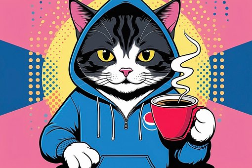 Free Ai Generated Cat illustration and picture