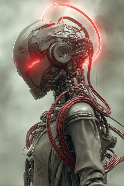 Free ai generated robot technology illustration