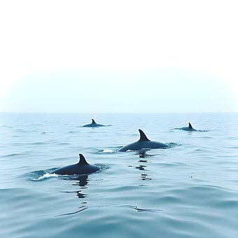 Free Dolphins Sea illustration and picture