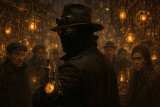 Steampunk, Spion, Spionage, Marked