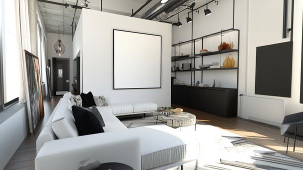 Free Living Room Modern Furnishings photo and picture
