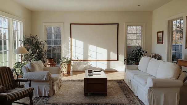 Free Living Room Setup illustration and picture