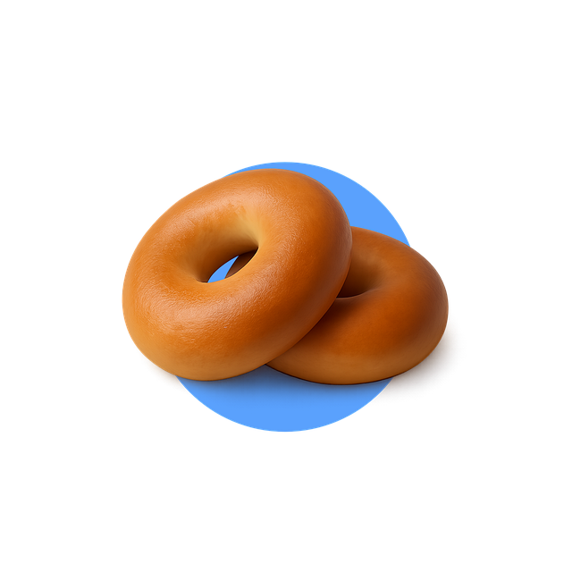 Free bagel american food breakfast illustration