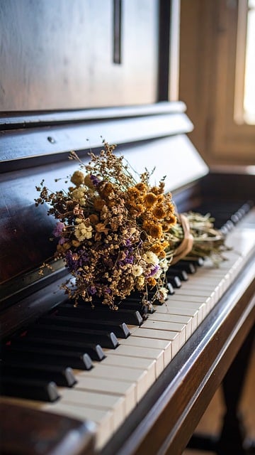 Free Piano Bouquet illustration and picture