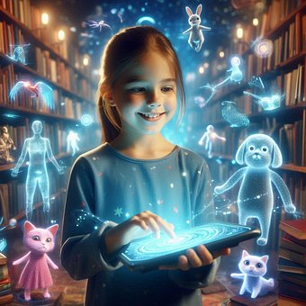 Toekomstig Meisje, Magische Bibliotheek