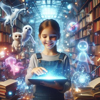 Toekomstig Meisje, Magische Bibliotheek