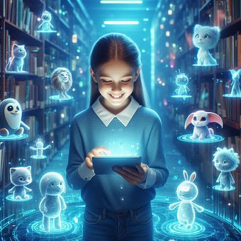 Toekomstig Meisje, Magische Bibliotheek